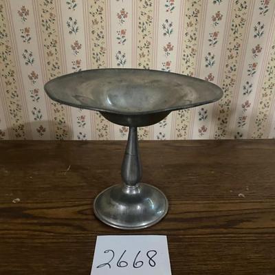 Vintage Pewter Candy Dish
