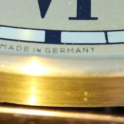 Mauthe made in Germany Clock and vase