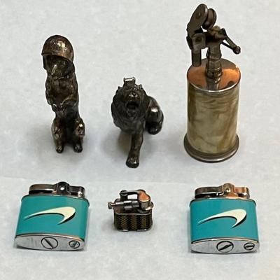 Lot Of 6 Vintage Lighters Made In Japan