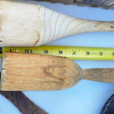 Vintage wooden Kitchen lot including coffee grinder