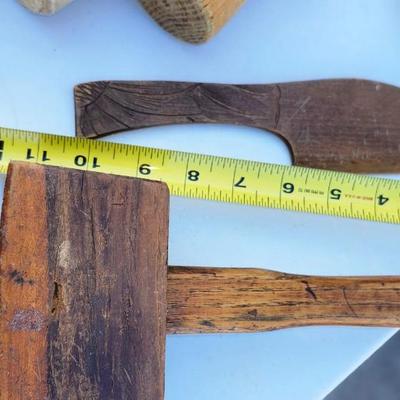 Vintage wooden Kitchen lot including coffee grinder
