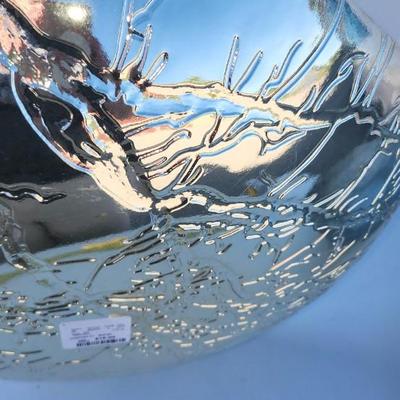 Glass and metal serving and sign lot