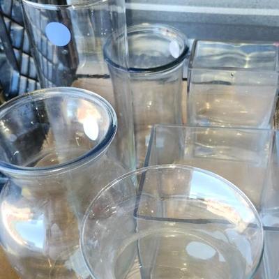 Glass vase Lot