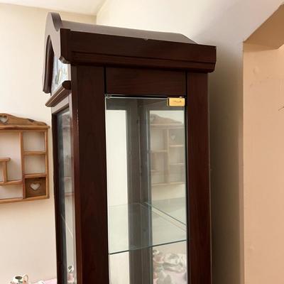 Lighted Curio Cabinet 76” Tall
