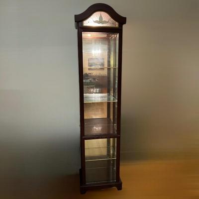 Lighted Curio Cabinet 76” Tall