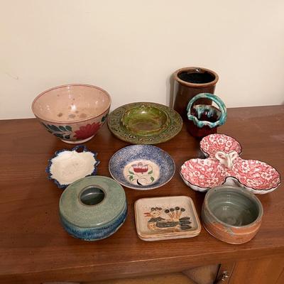 Vintage Pottery Lot - Some Signed