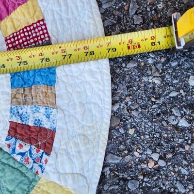 Hand crafted Quilt 68 by 79