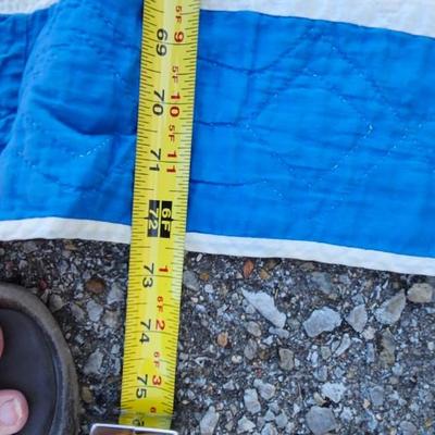 Hand crafted Quilt, 72 by 85