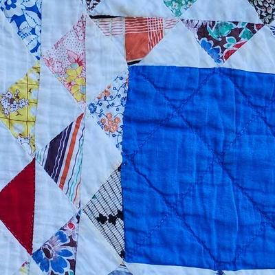 Hand crafted Quilt, 72 by 85