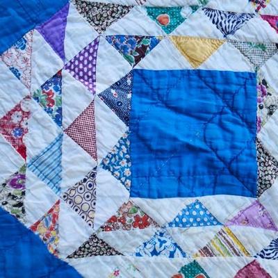 Hand crafted Quilt, 72 by 85