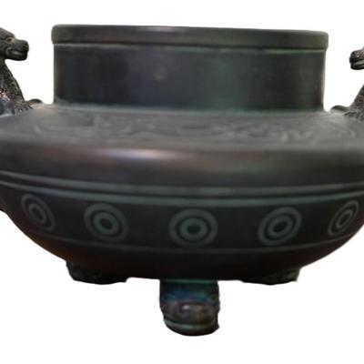 NORSE POTTERY TRI POD BOWL