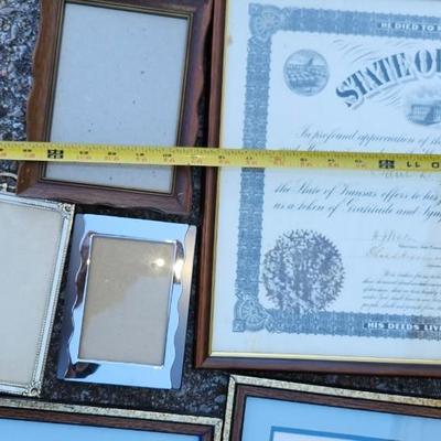 Frames and arts including homestead deed