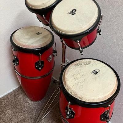 4 Piece Drum Set