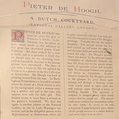 Vintage Framed Print By Pieter De Hoogh