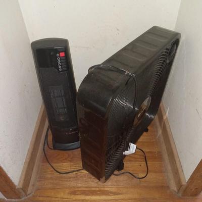 Fan and heater
