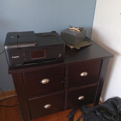 4 Drawer Chest and printer