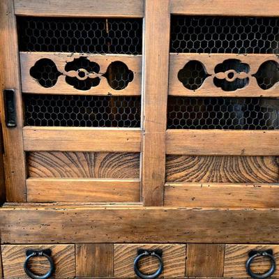 Tansu close up Meiji Period 