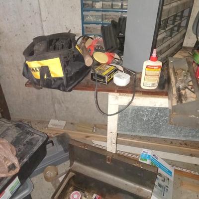 Lot of tools, tent etc