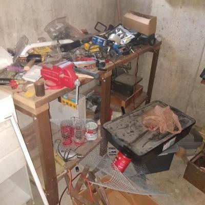 Lot of tools, tent etc