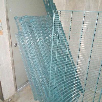 Wire shelves and trunk