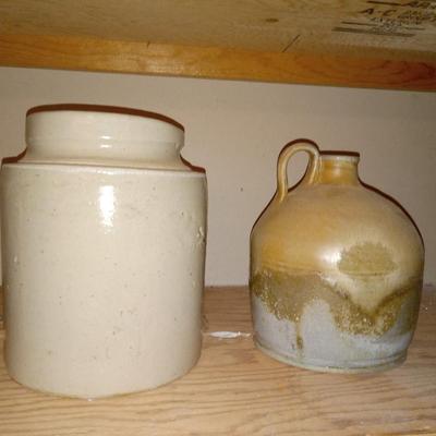 Artist signed native American pottery etc