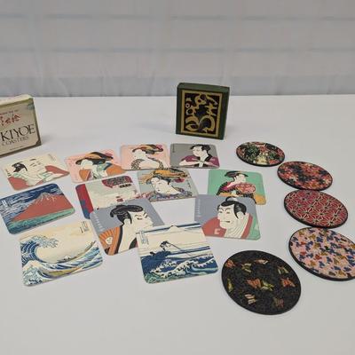 Japanese Ukiyoe Coasters