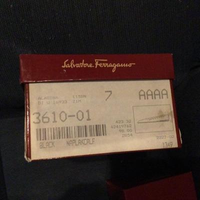 Salvatore Feragamo lady’s shoes size 7 AAAA brown