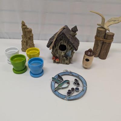 Home Decor Birdhouse Sandcastle