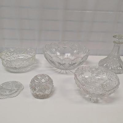 Vintage Crystal Bowls & Decanter