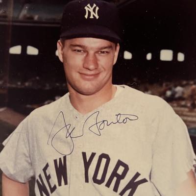 Jim Bouton signed photo