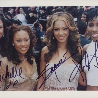 Destiny's Child signed photo