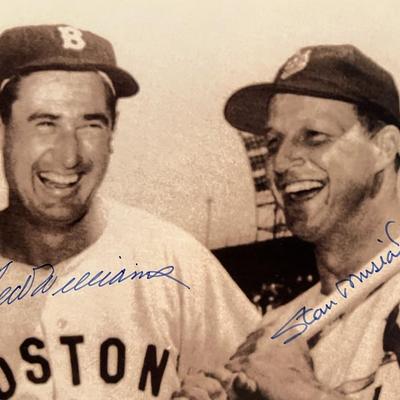 Ted Williams / Stan Musial signed photo