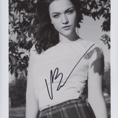 Violett Beane signed photo