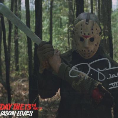 Friday the 13th Part VI Jason Lives signed movie photo 