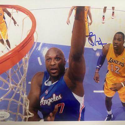 Lamar Odom signed photo