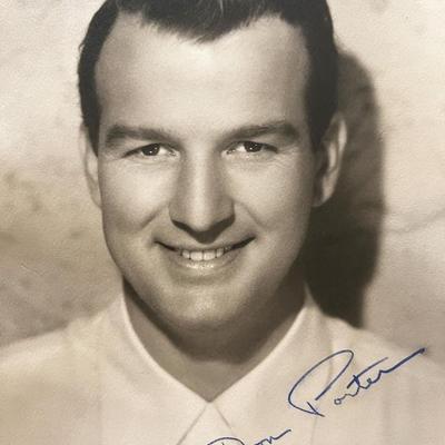 Don Porter signed photo