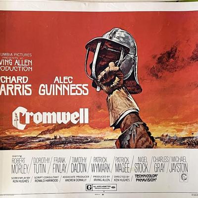 Cromwell 1970 vintage movie poster