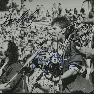 Crosby, Stills & Nash signed photo. GFA Authenticated