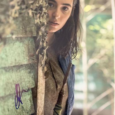 Christian Serratos signed photo