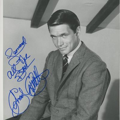 Chad Everett signed photo