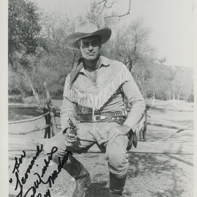 Guy Madison signed photo
