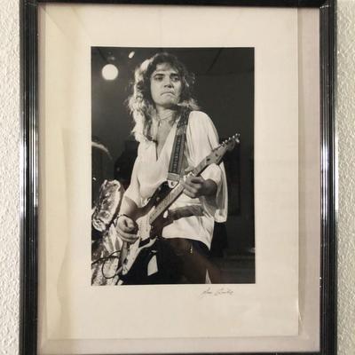 Tommy Bolin unsigned photo