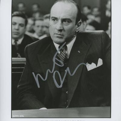Robert DeNiro signed The Untouchables movie photo. GFA Authenticated