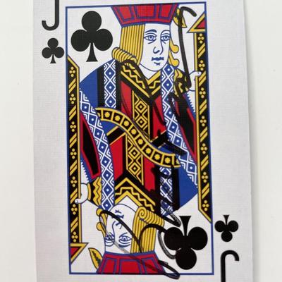 Bill Paxton signed playing card