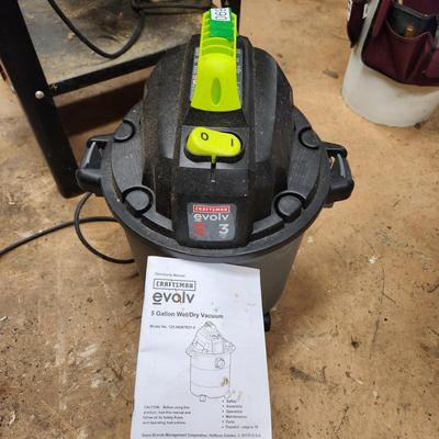 Craftsman Evolv 5 Gallon Wet Dry Vacuum Tested