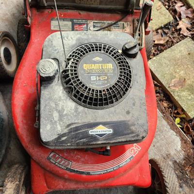2 Gas Lawn Mowers Craftsman Eager 1 MTD HP Both has Compression Not Tested