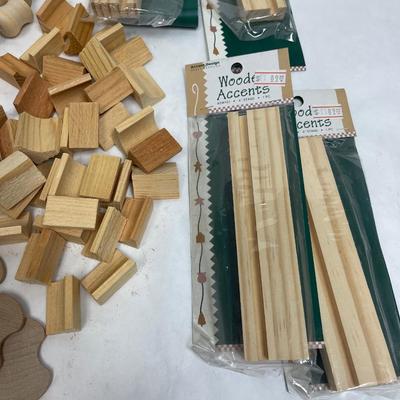 Misc. wood Craft Pieces - many are miniatures to make dollhouse items