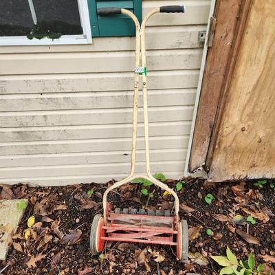 Vintage Push Lawn Mower Tested Working
