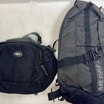 2 packs hip and shoulder bags by Merrill and Eagle Creek