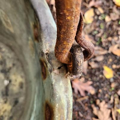 Antique Bucket 28" Diameter 16" Depth